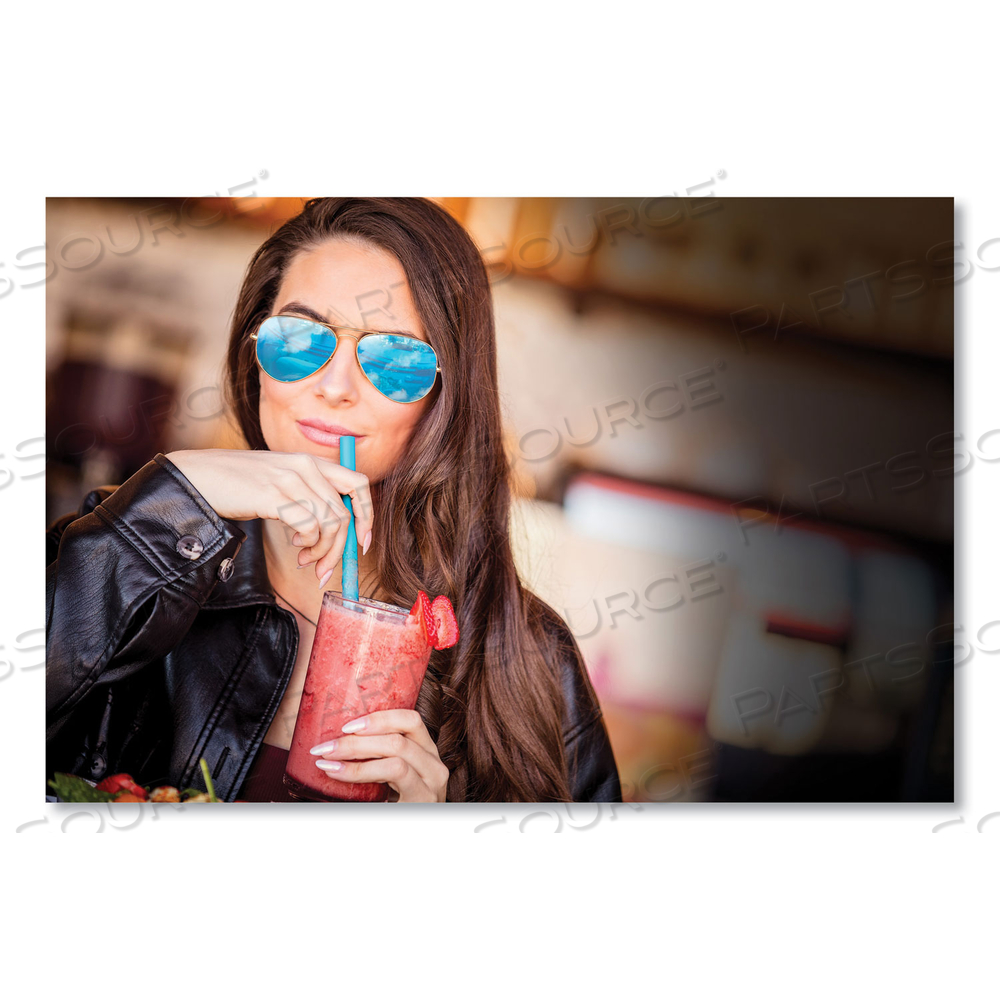 MARINE BIODEGRADABLE STRAWS, BOBA STRAWS, 9", OCEAN BLUE by Phade