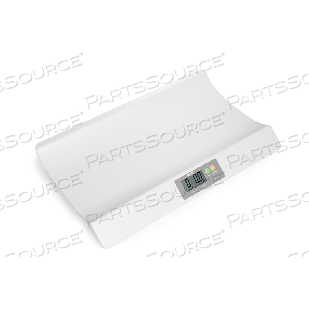 40LB WHITE 5 DIGIT SINGLE LINE LCD 4A BATTERY 3-1/2 X 15-1/2 X 25IN PEDIATRIC SCALE by Tanita Corporation of America, Inc. 40LB WHITE 5 DIGIT SINGLE LINE LCD 4A BATTERY 3-1/2 X 15-1/2 X 25IN PEDIATRIC SCALE by Tanita Corporation of America, Inc.