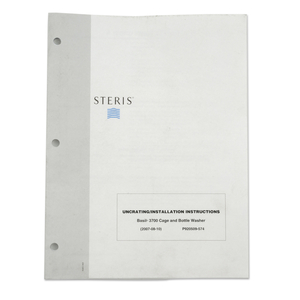 BASIL 3700 UNCRATING CAGE AND BOTTLE WASHER by STERIS Corporation