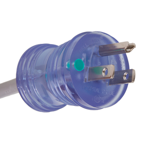POWER CORD, HOSPITAL GRADE, GREEN DOT, 10FT LENGTH, 125V VOLTAGE, 15A AMPERAGE, 14AWG WIRE SIZE by CableWholesale