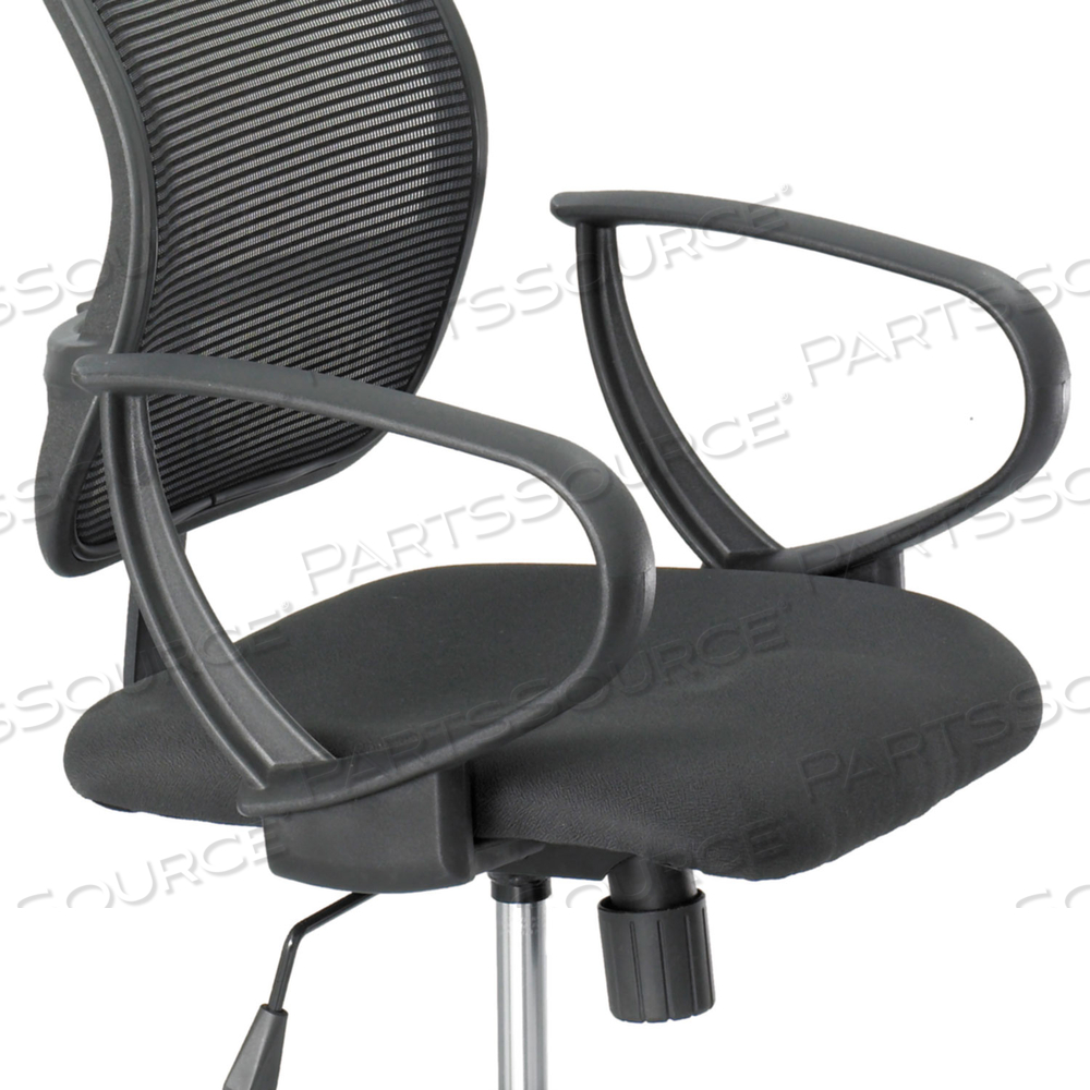 LOOP ARMS BLACK by Safco