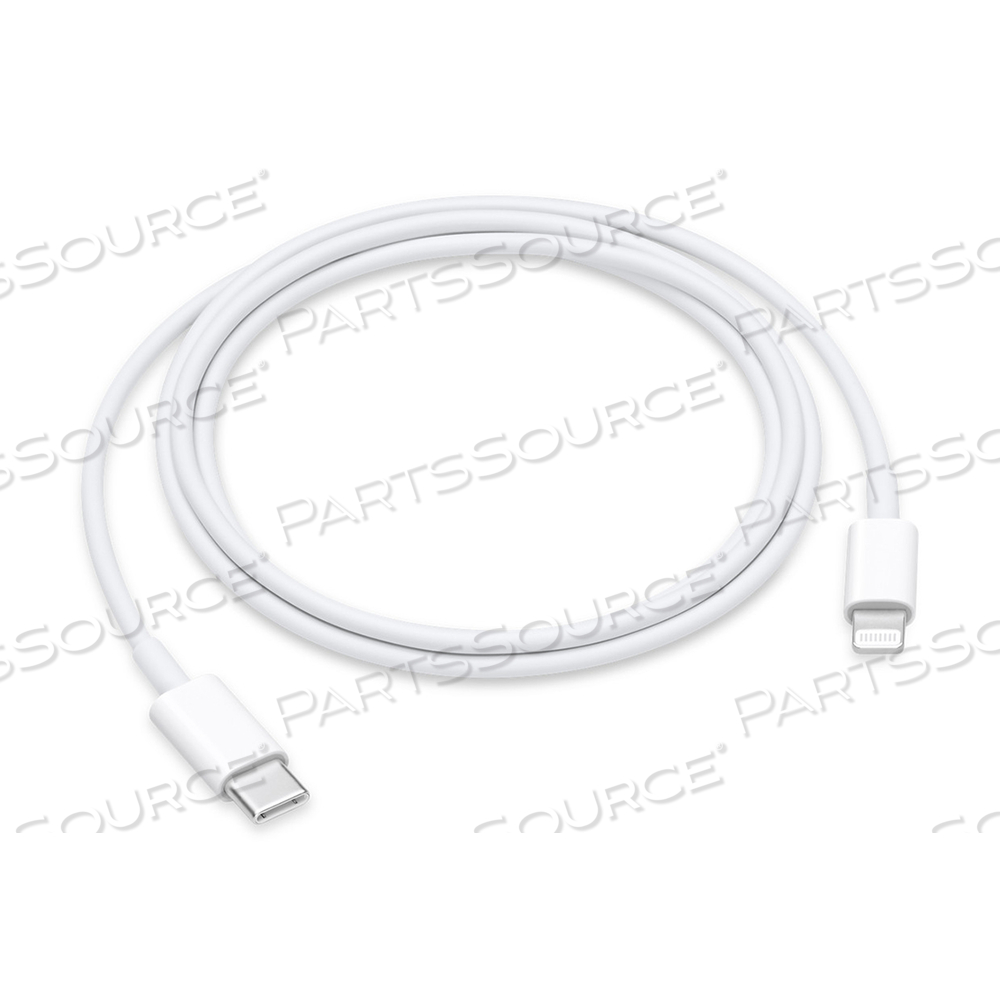 1M WHITE USB-C TO LIGHTNING CABLE FOR IPHONE MODELS, IPAD MODELS, MAC MODELS by Apple 1M WHITE USB-C TO LIGHTNING CABLE FOR IPHONE MODELS, IPAD MODELS, MAC MODELS by Apple