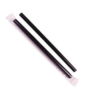 BOBA STRAWS, 9", BLACK by Karat BOBA STRAWS, 9", BLACK by Karat