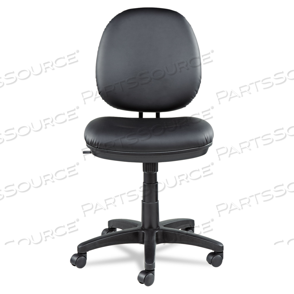 ALERA INTERVAL SERIES SWIVEL/TILT TASK CHAIR, BONDED LEATHER SEAT/BACK, UP TO 275 LB, 18.11" TO 23.22" SEAT HEIGHT, BLACK by Alera