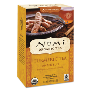 TURMERIC TEA, AMBER SUN, 1.46 OZ BAG by Numi