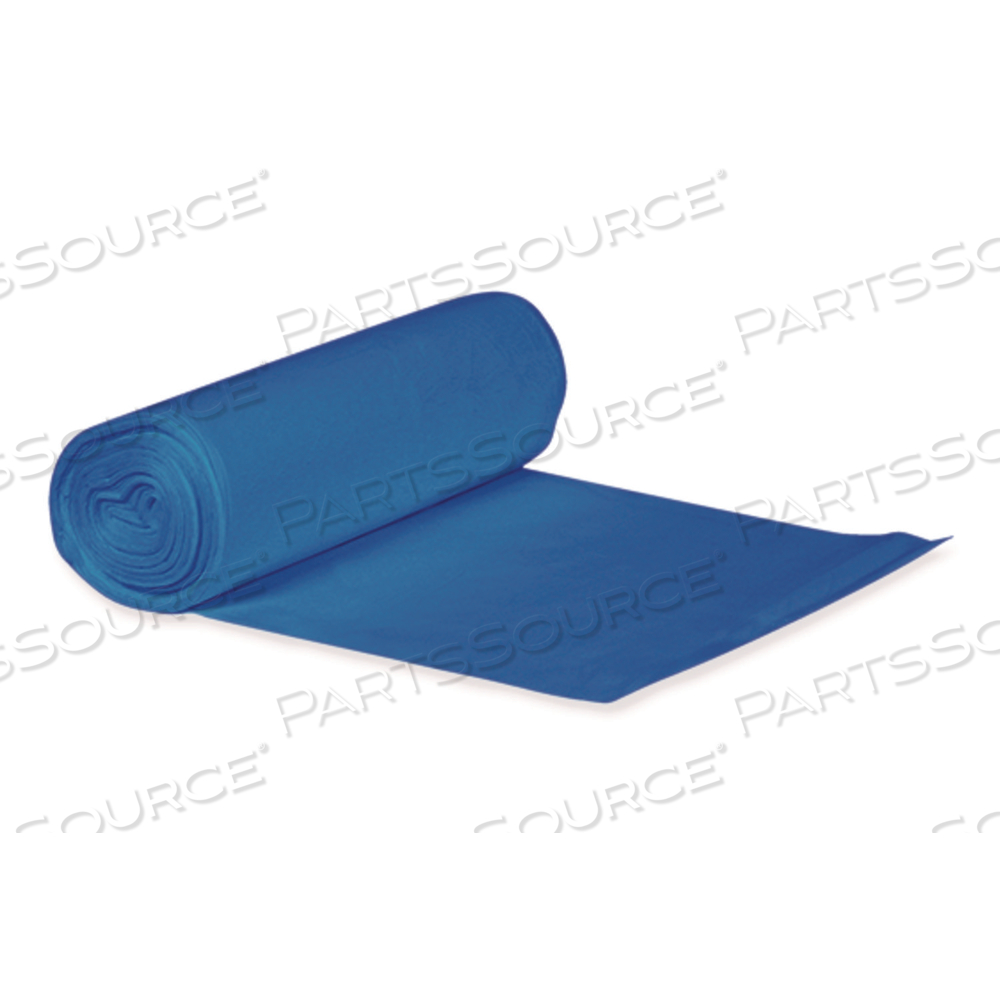 HIGH-DENSITY WASTE CAN LINERS, 23 GAL, 14 MIC, 30 X 43, BLUE, 25 BAGS/ROLL by Heritage HIGH-DENSITY WASTE CAN LINERS, 23 GAL, 14 MIC, 30 X 43, BLUE, 25 BAGS/ROLL by Heritage