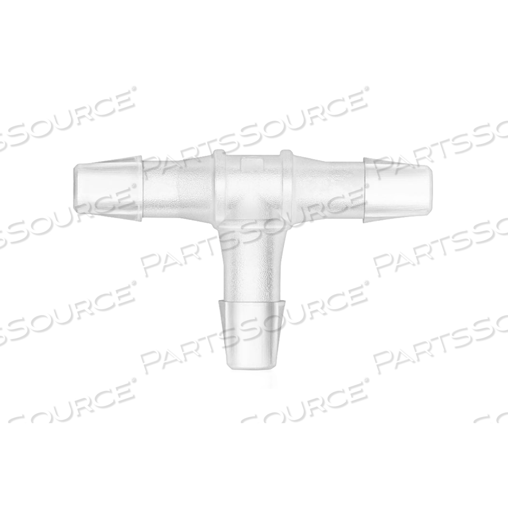 NATURAL POLYPROPYLENE BARBED T CONNECTOR FOR 1/16IN ID TUBING by Qosina NATURAL POLYPROPYLENE BARBED T CONNECTOR FOR 1/16IN ID TUBING by Qosina