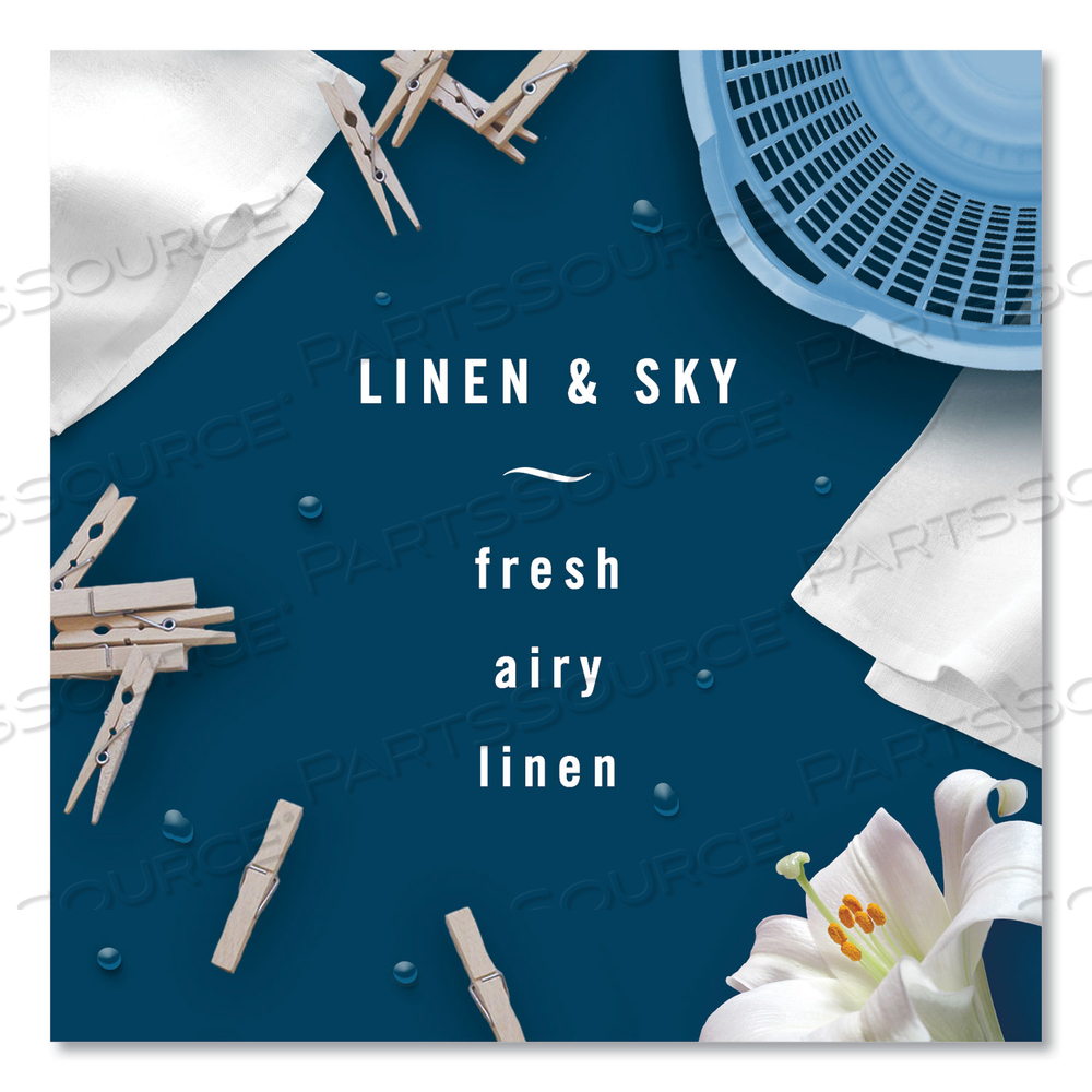 AIR, LINEN AND SKY, 8.8 OZ AEROSOL SPRAY, 2/PACK, 6 PACK/CARTON AIR, LINEN AND SKY, 8.8 OZ AEROSOL SPRAY, 2/PACK, 6 PACK/CARTON