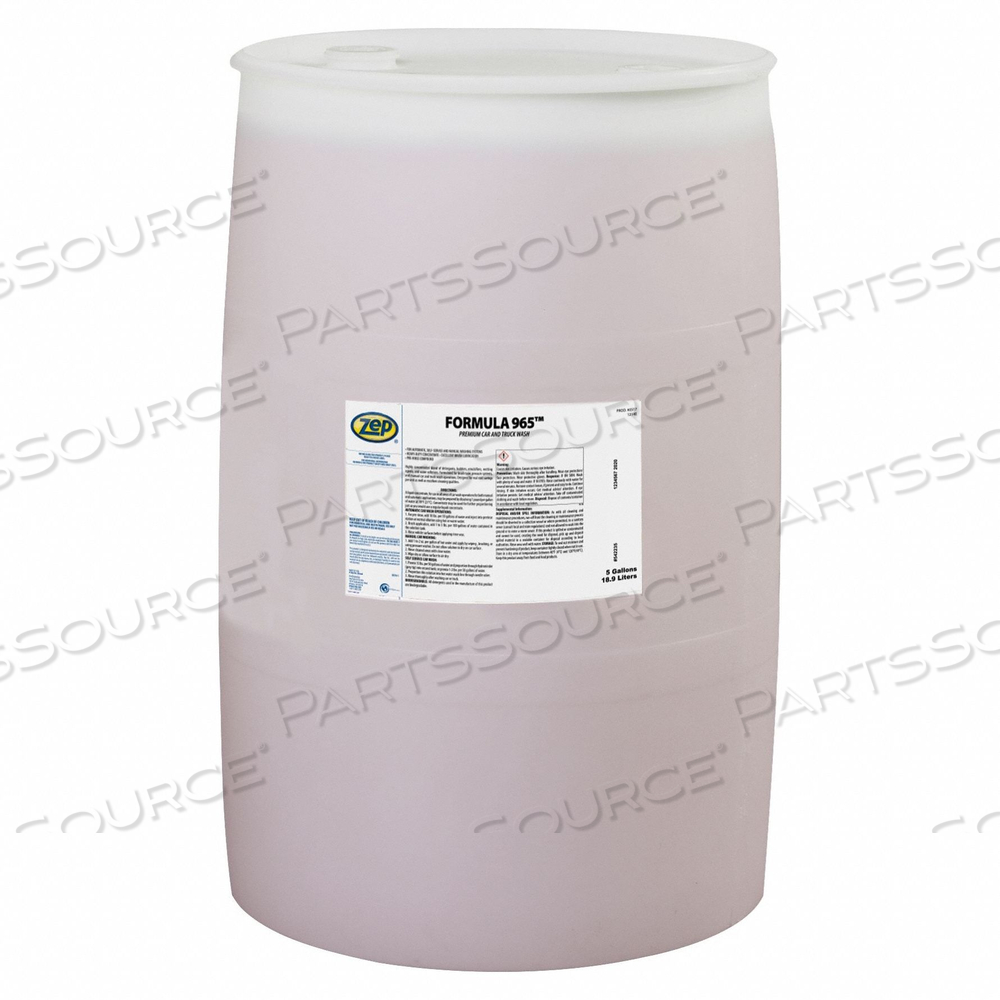 VEHICLE WASH DRUM RED 400 LB LIQUID by Zep