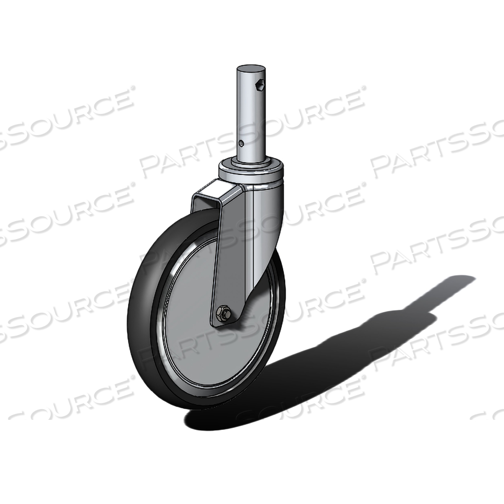 DIRECTIONAL LOCK CASTER, LOCKING TENTE, GREEN, 360° DIRECTION, 1 NUMBER OF POSITIONS, 8IN WHEEL DIAMETER by Mac Medical, Inc.