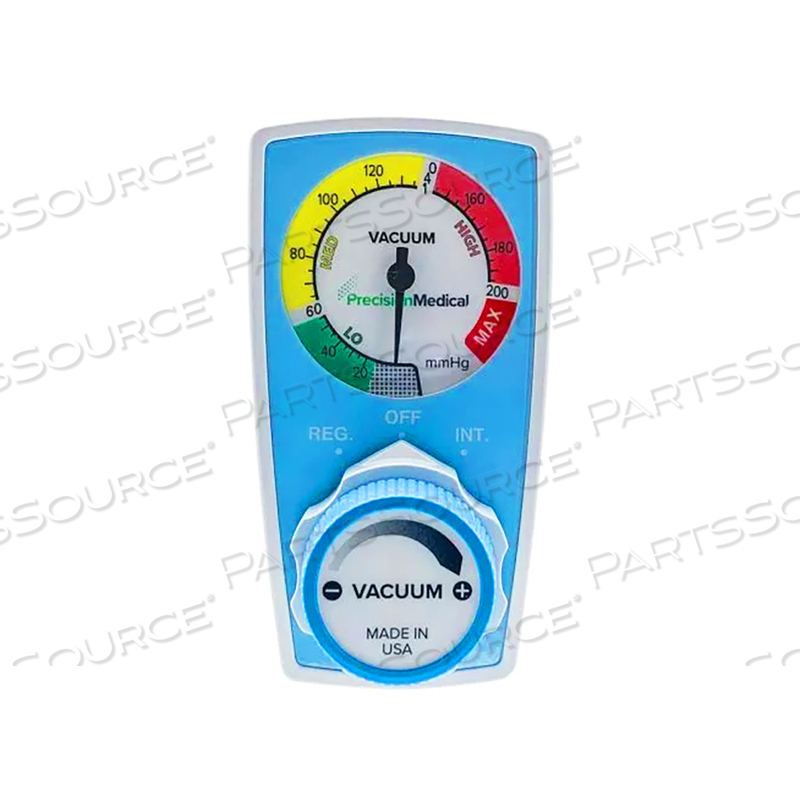 VACUUM REGULATOR CONTINUOUS / INTERMITTENT 0 - 200 MMHG DISS OUTLET OHMEDA ADAPTER by Precision Medical, Inc. VACUUM REGULATOR CONTINUOUS / INTERMITTENT 0 - 200 MMHG DISS OUTLET OHMEDA ADAPTER by Precision Medical, Inc.