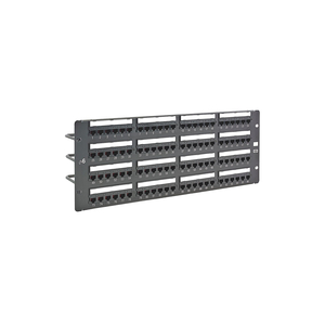PATCH PANEL 6.97IN.H 6 CATEGORY STEEL by Hubbell