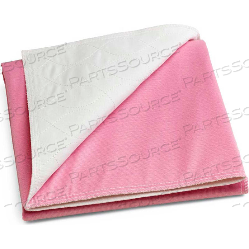 SOFNIT 300 REUSABLE UNDERPADS, 34" X 36", PINK, 24/CASE by Medline Industries, Inc.