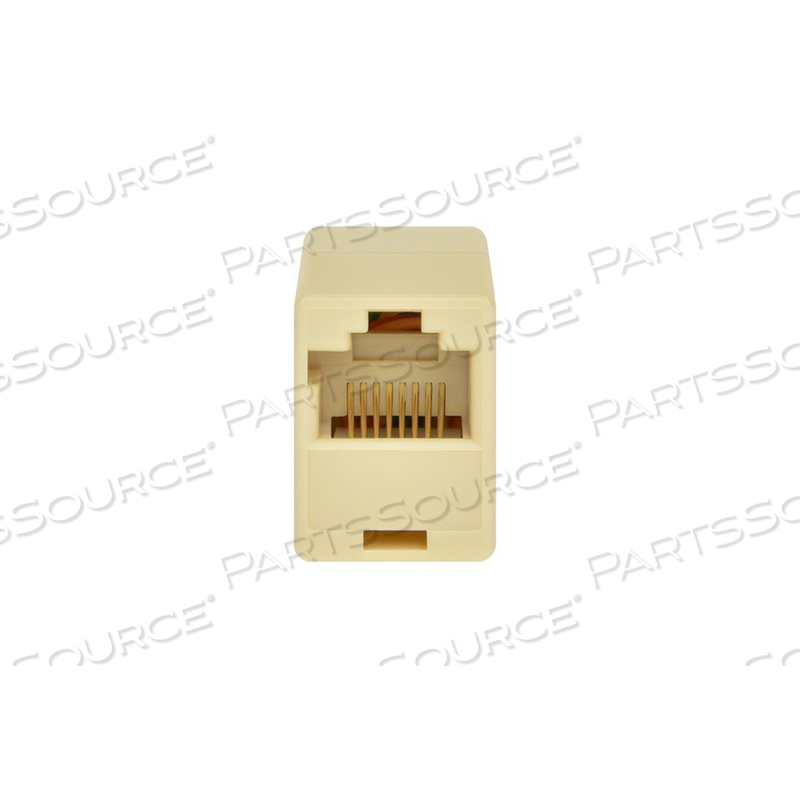 BEIGE 8P8C RJ45 STRAIGHT INLINE COUPLER by Monoprice, Inc.