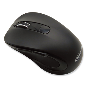 MID-SIZE WIRELESS OPTICAL MOUSE WITH MICRO USB, 2.4 GHZ FREQUENCY/26 FT WIRELESS RANGE, RIGHT HAND USE, BLACK by Innovera MID-SIZE WIRELESS OPTICAL MOUSE WITH MICRO USB, 2.4 GHZ FREQUENCY/26 FT WIRELESS RANGE, RIGHT HAND USE, BLACK by Innovera
