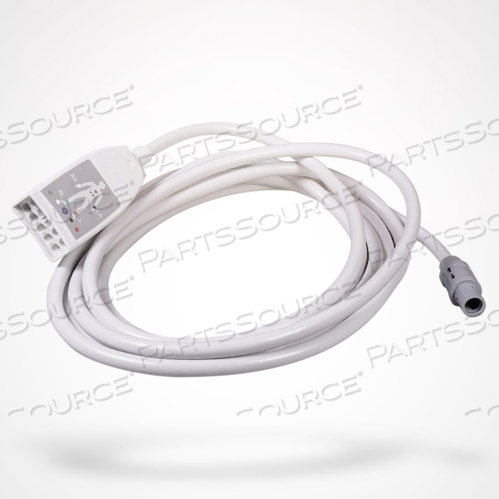 3.8M L 10-LEAD IEC2 ECG TRUNK CABLE WITH 14-POLE REDEL PLUG FOR ANGIO LAB by Siemens Medical Solutions