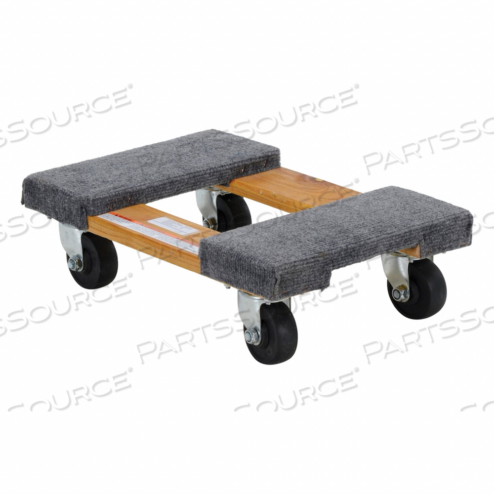 CARPET END HARDWOOD DOLLY 0.9K LB 12X18 by Vestil Manufacturing Corp.