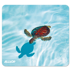 NATURESMART MOUSE PAD, 8.5 X 8, TURTLE DESIGN by Allsop