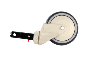 6 IN CENTRAL TOTAL LOCK CASTER WITH BED STEM by Hillrom