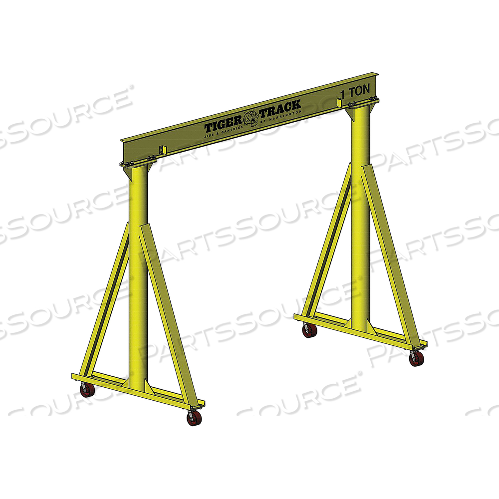 PORTABLE GANTRY CRANE 2000 LB STEEL by Harrington