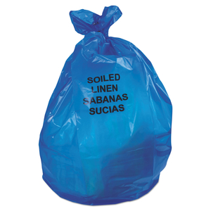 LINEAR LOW DENSITY HEALTH CARE CAN LINERS, 30 GAL, 1.3 MIL, 30" X 43", BLUE by Heritage