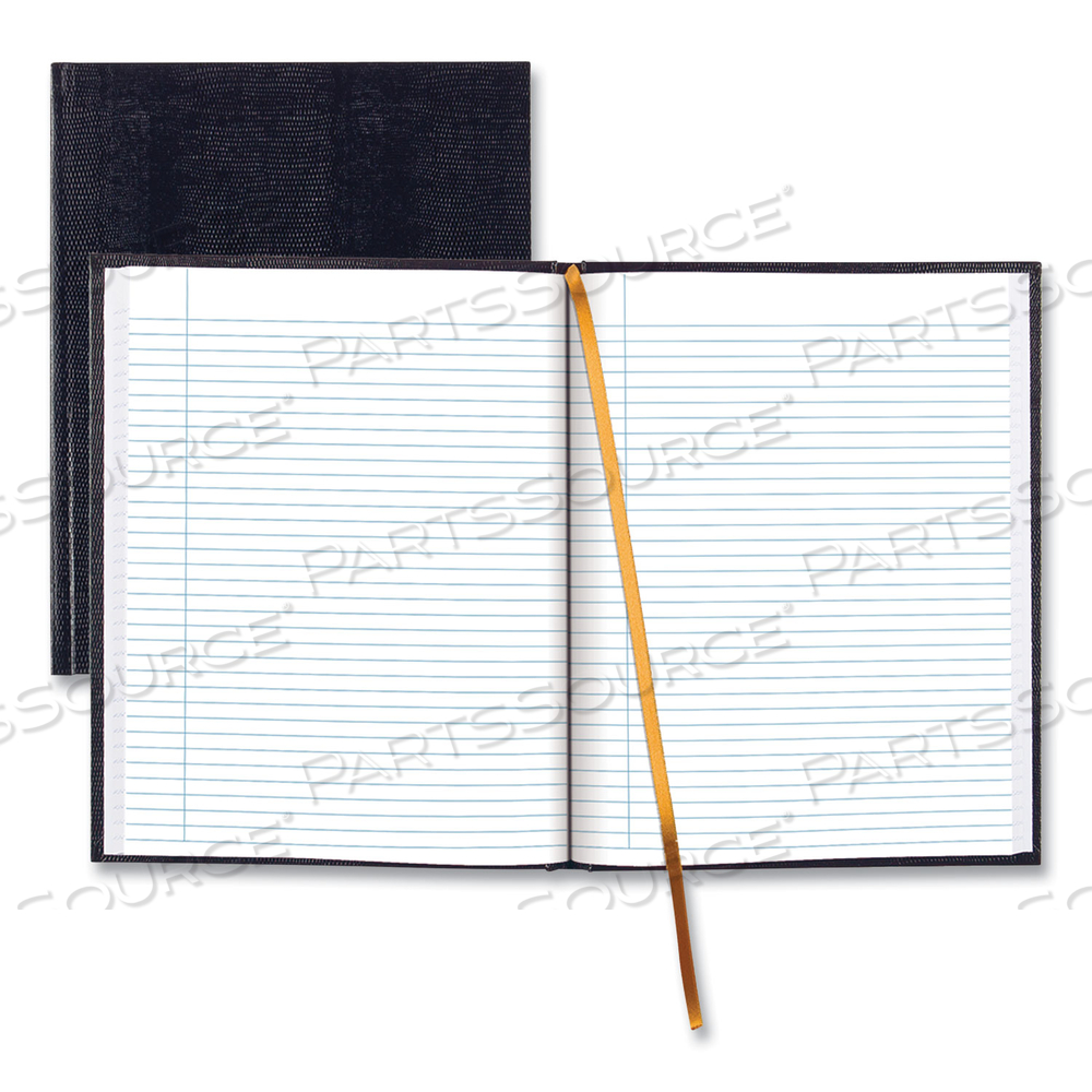 HARDBOUND COLLEGE-RULED EXECUTIVE BLUE NOTEBOOK WITH BOOKMARK, 8-1/2" X 11" by Blueline HARDBOUND COLLEGE-RULED EXECUTIVE BLUE NOTEBOOK WITH BOOKMARK, 8-1/2" X 11" by Blueline