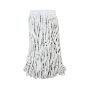 SADDLEBACK MOP HEAD WHITE COTTON PK12 by Unisan