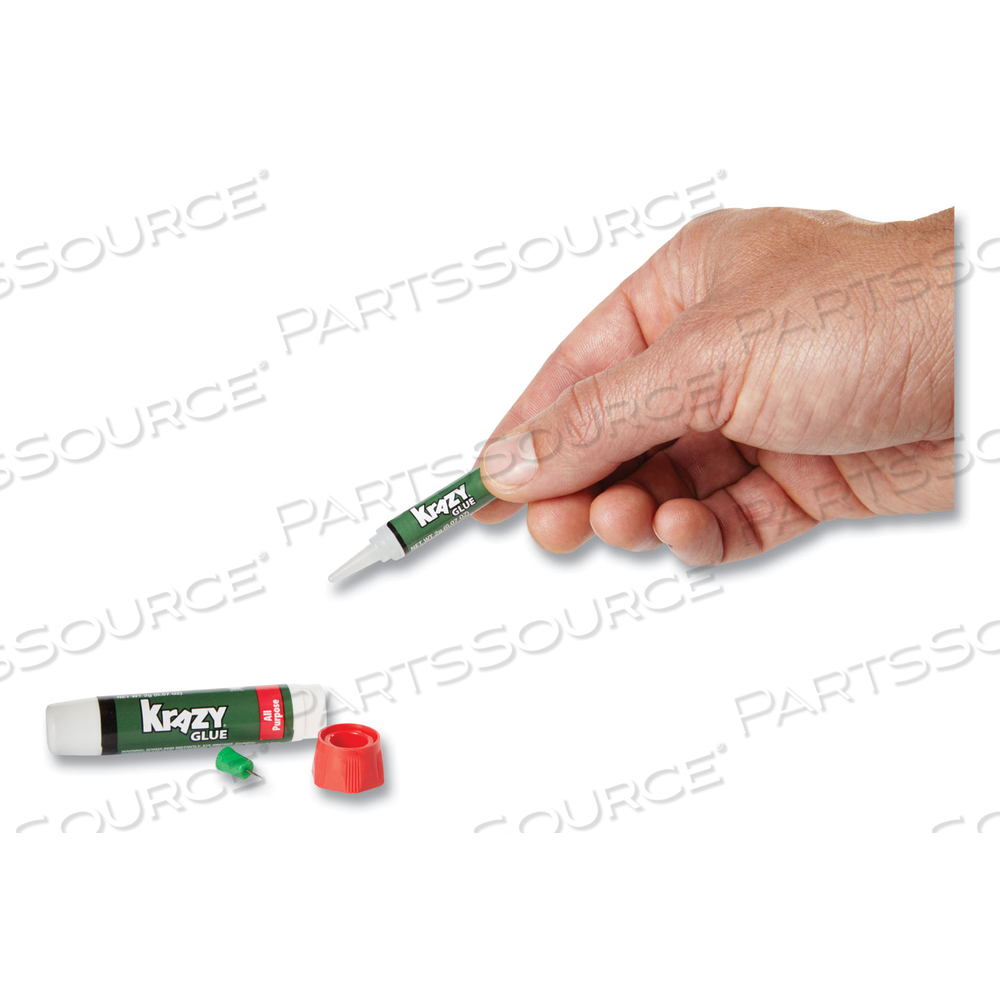 ALL PURPOSE KRAZY GLUE, 0.07 OZ, DRIES CLEAR by Krazy Glue
