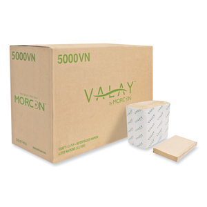 VALAY INTERFOLDED NAPKINS, 2-PLY, 6.5 X 8.25, KRAFT by Morcon Tissue VALAY INTERFOLDED NAPKINS, 2-PLY, 6.5 X 8.25, KRAFT by Morcon Tissue