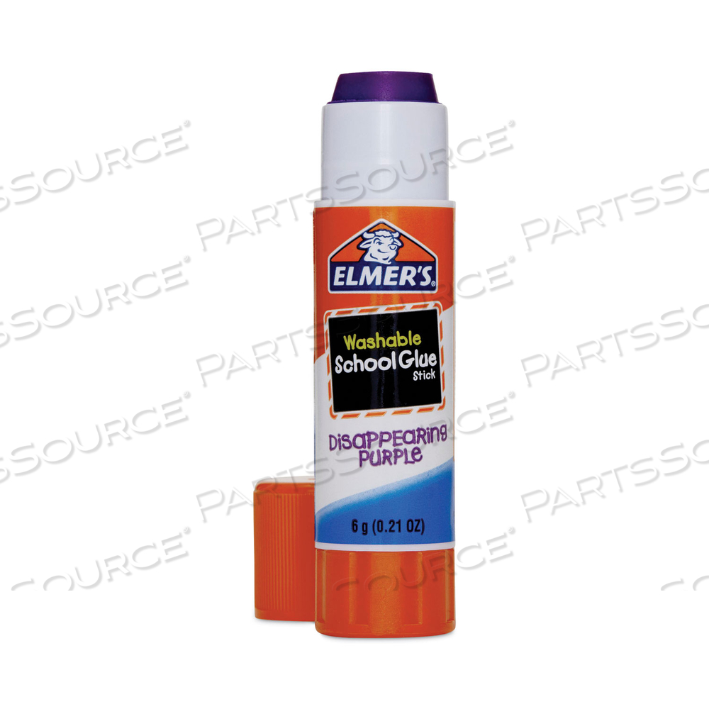 DISAPPEARING PURPLE SCHOOL GLUE STICK, 0.21 OZ, DRIES CLEAR by Elmers