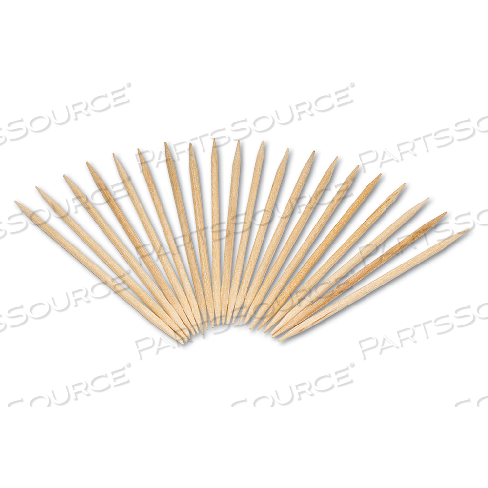 ROUND WOOD TOOTHPICKS, 2.5", NATURAL by Royal Paper