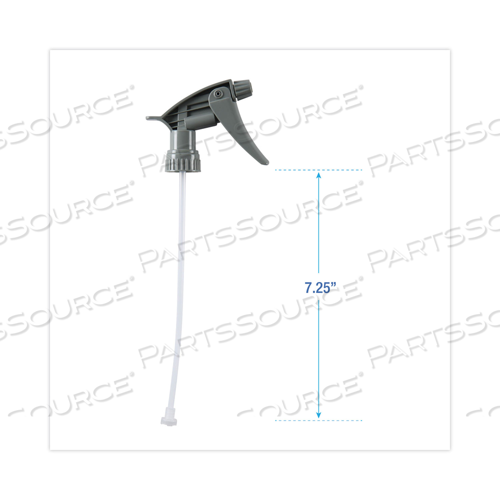 CHEMICAL-RESISTANT TRIGGER SPRAYER 320CR, 7.25" TUBE, FITS16 OZ BOTTLES, GRAY by Boardwalk CHEMICAL-RESISTANT TRIGGER SPRAYER 320CR, 7.25" TUBE, FITS16 OZ BOTTLES, GRAY by Boardwalk