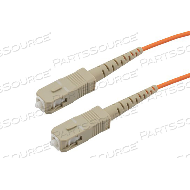 2MM DIA X 5M L 62.5/125 ORANGE FIBER PATCH SC/UPC TO SC/UPC FIBER OPTIC CABLE by L-com, Inc.