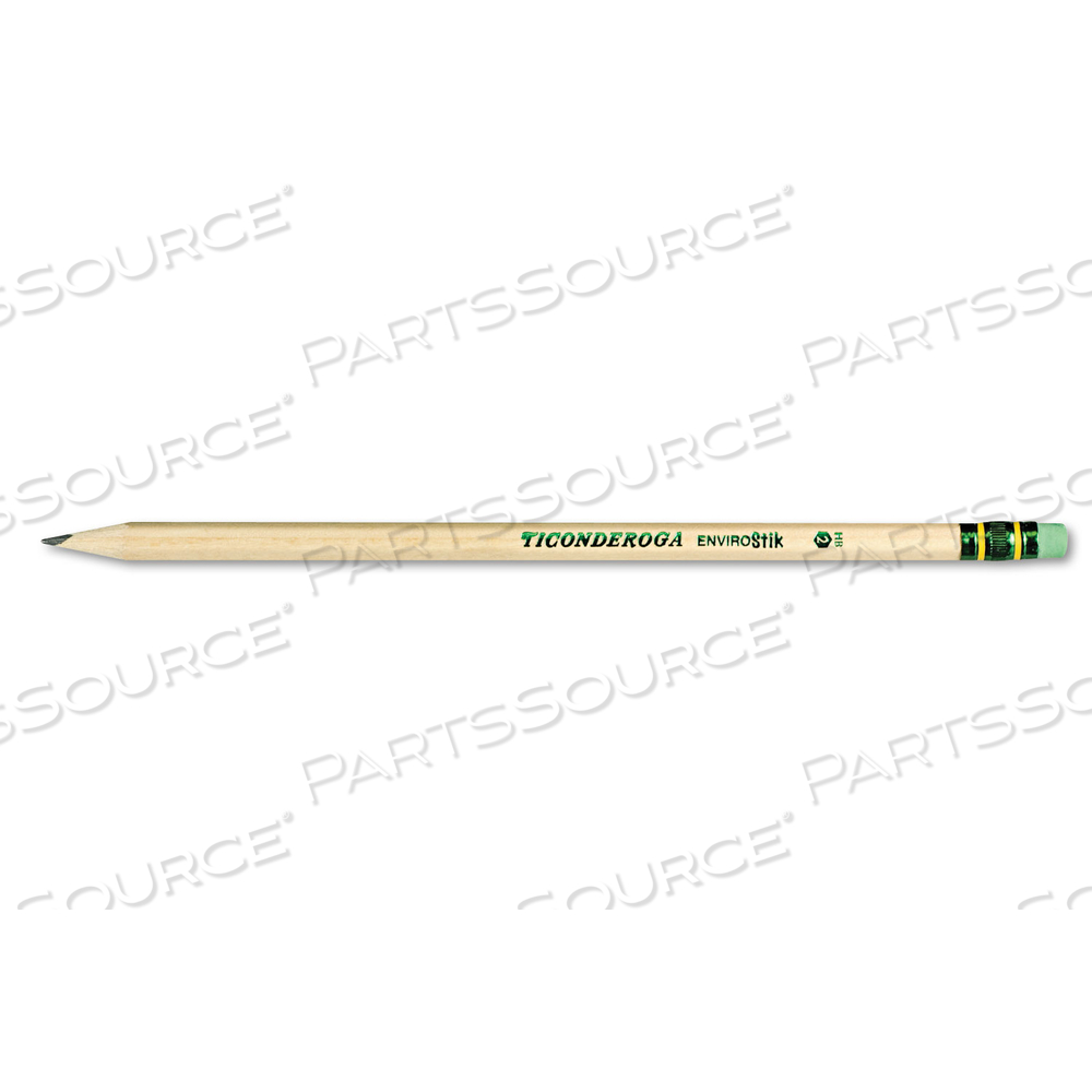 ENVIROSTIKS PENCIL, HB (#2), BLACK LEAD, NATURAL WOODGRAIN BARREL by Dixon Ticonderoga