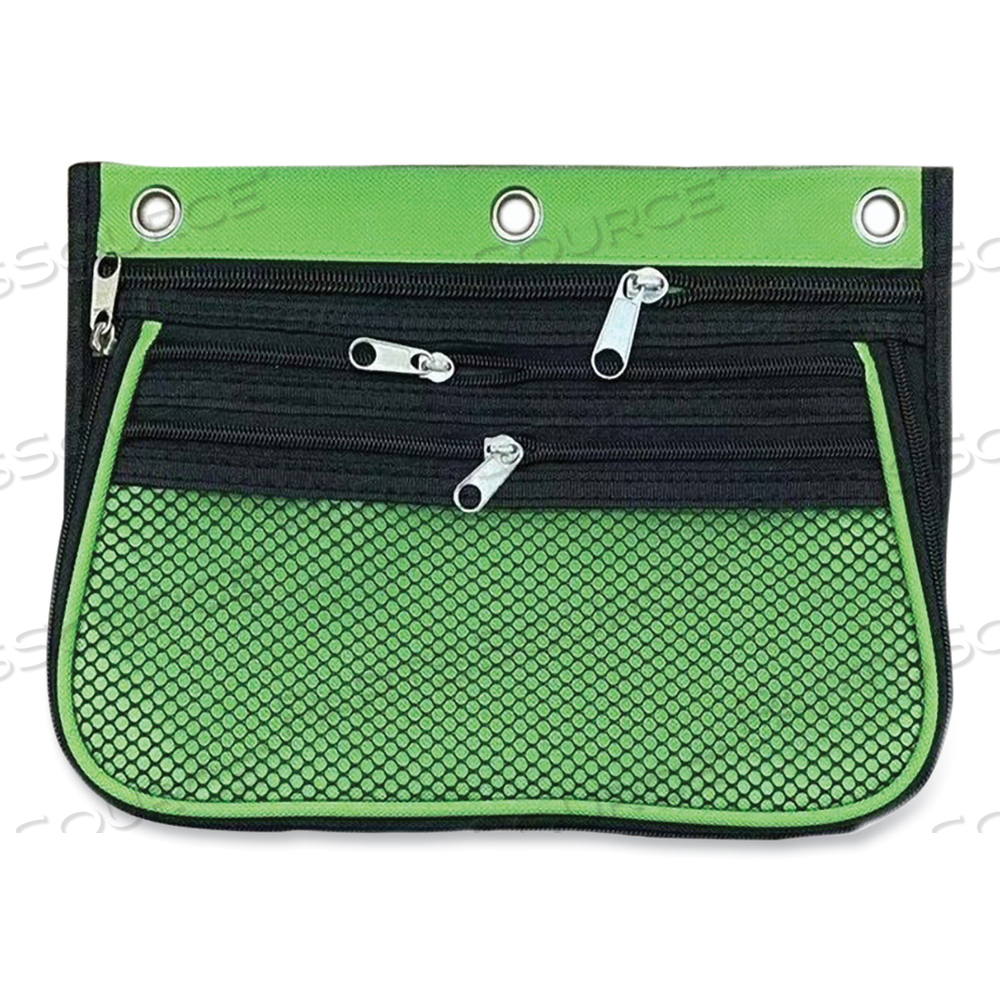 THREE-POCKET EXPANDABLE BINDER POUCH, 10.25 X 7.5, ASSORTED COLORS by Charles Leonard