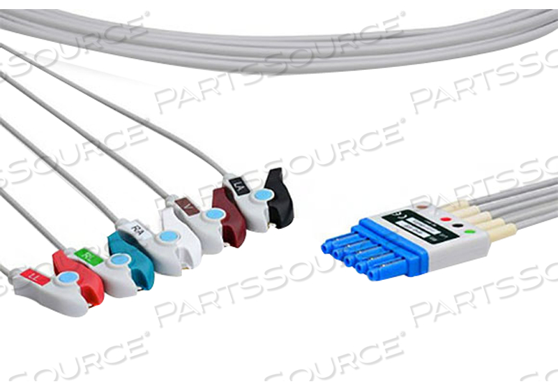 PHILIPS COMPATIBLE ECG LEADWIRE 5 LEADS PINCH/GRABBER BAG OF 1 PHILIPS COMPATIBLE ECG LEADWIRE 5 LEADS PINCH/GRABBER BAG OF 1