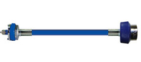 CONDUCTIVE HOSE ASSEMBLY, 1/4 IN OD, NITROUS OXIDE, BLUE, DISS HAND TIGHT X MALE CONNECTION, 20 FT by Ohio Medical, LLC