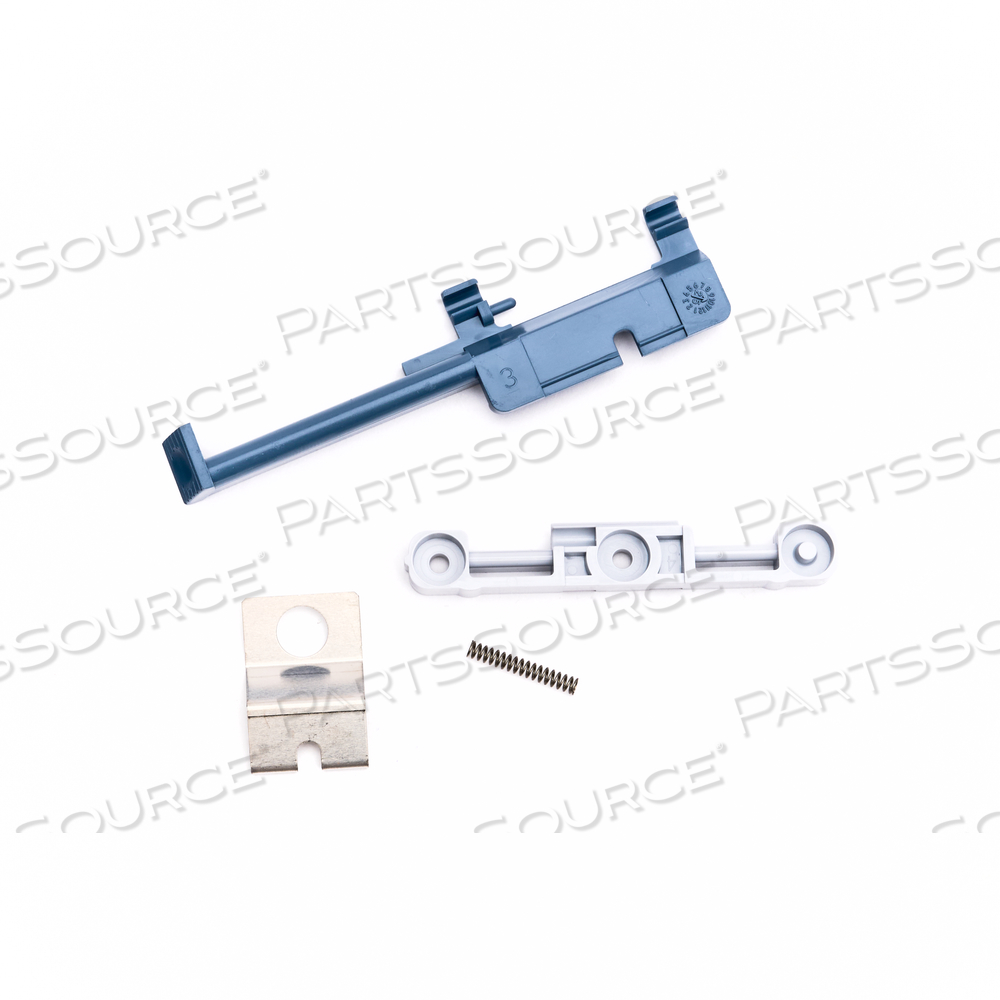 BD ALARIS LATCH KIT INCLUDES THE LATCH, LATCH SUPPORT, LEAF SPRING AND COMPRESSION SPRING 2022 VERSION 