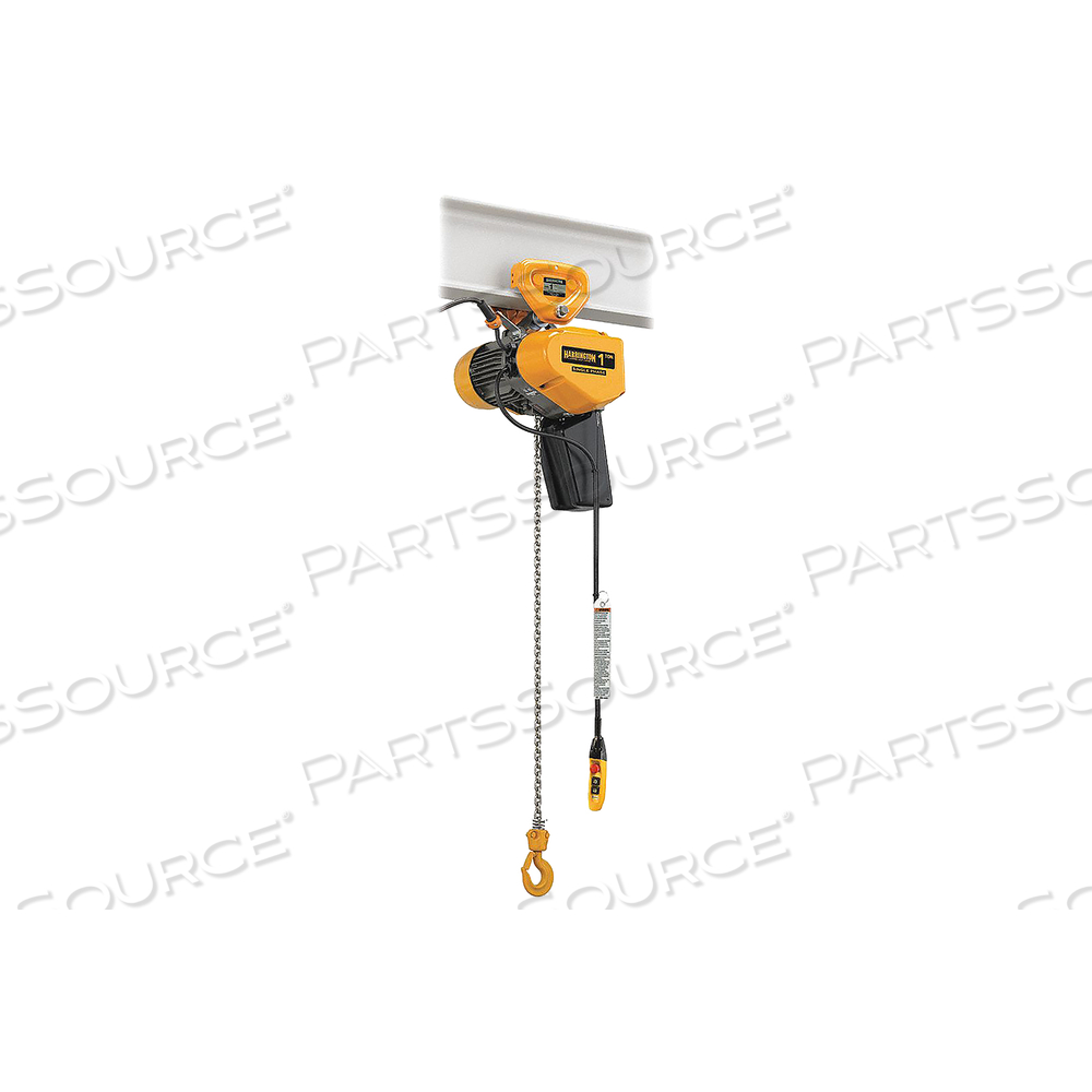 ELECTRIC CHAIN HOIST 19A 17/3.9 FPM by Harrington
