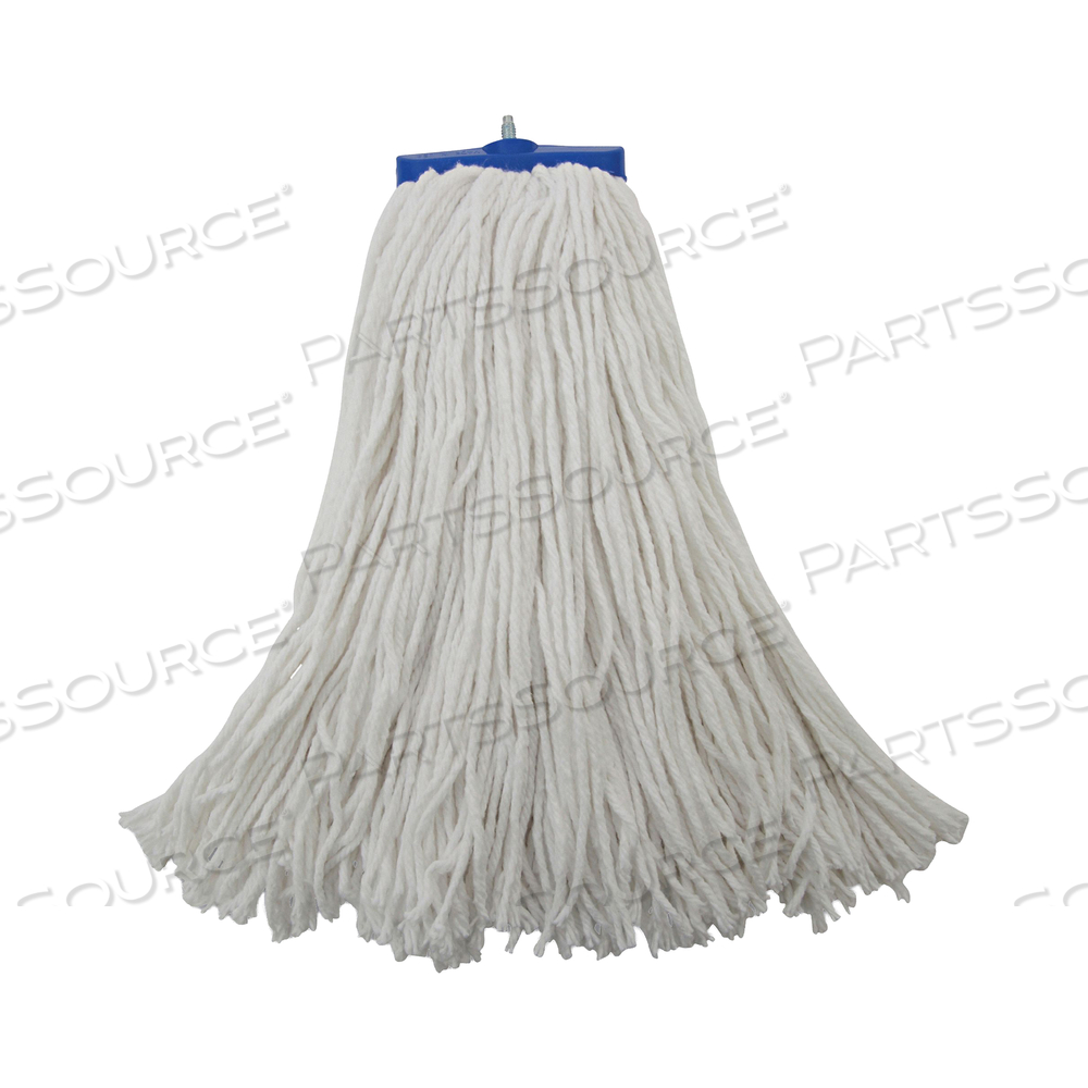 FLAT MOP HEAD WHITE RAYON PK12 by Unisan