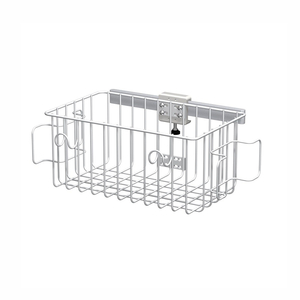 BASKET WITH CORD WRAP AND CABLE HOOKS FOR 10 X 25-35 MM HORIZONTAL RAIL by GCX Corporation BASKET WITH CORD WRAP AND CABLE HOOKS FOR 10 X 25-35 MM HORIZONTAL RAIL by GCX Corporation