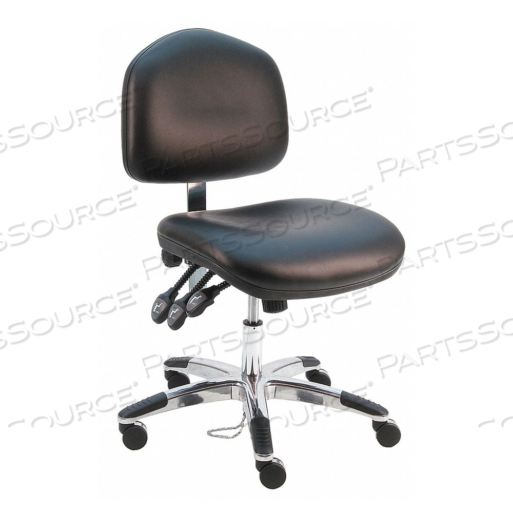ERGONOMIC CHAIR VINYL BLUE by Benchpro ERGONOMIC CHAIR VINYL BLUE by Benchpro