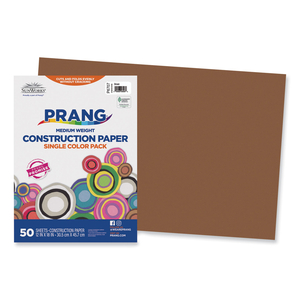 SUNWORKS CONSTRUCTION PAPER, 50 LB TEXT WEIGHT, 12 X 18, BROWN by Prang SUNWORKS CONSTRUCTION PAPER, 50 LB TEXT WEIGHT, 12 X 18, BROWN by Prang