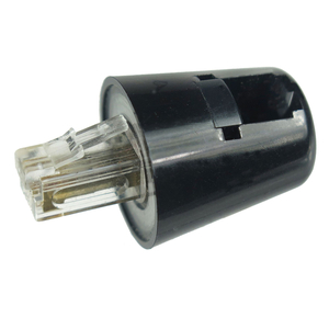 TWISSTOP ROTATING PHONE CORD DETANGLER, BLACK by Softalk TWISSTOP ROTATING PHONE CORD DETANGLER, BLACK by Softalk