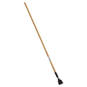 SNAP-ON HARDWOOD DUST MOP HANDLE, 1.5" DIA X 60", NATURAL by Rubbermaid Medical Division