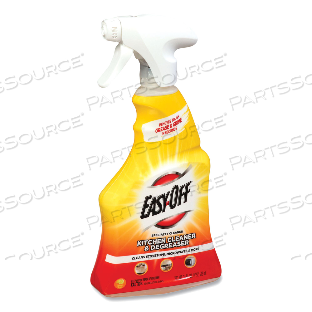 KITCHEN DEGREASER, LEMON SCENT, 16 OZ SPRAY BOTTLE by Easy-Off KITCHEN DEGREASER, LEMON SCENT, 16 OZ SPRAY BOTTLE by Easy-Off