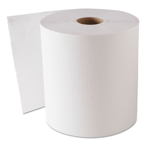 HARDWOUND ROLL TOWELS, 8" X 800 FT, WHITE/CARTON by Genpak HARDWOUND ROLL TOWELS, 8" X 800 FT, WHITE/CARTON by Genpak
