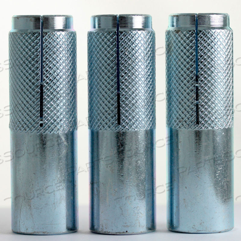DROP IN ANCHOR W/ SETTING TOOL - 3/4" - STEEL - ZINC - PKG OF 25 by Brighton Best