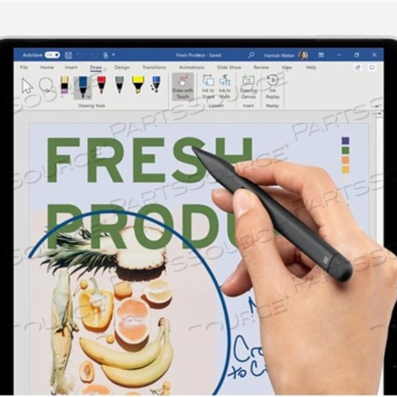 0.4 X 5.4IN MATTE BLACK PLASTIC LITHIUM-ION BATTERY SURFACE SLIM DIGITAL PEN by Microsoft Corp
