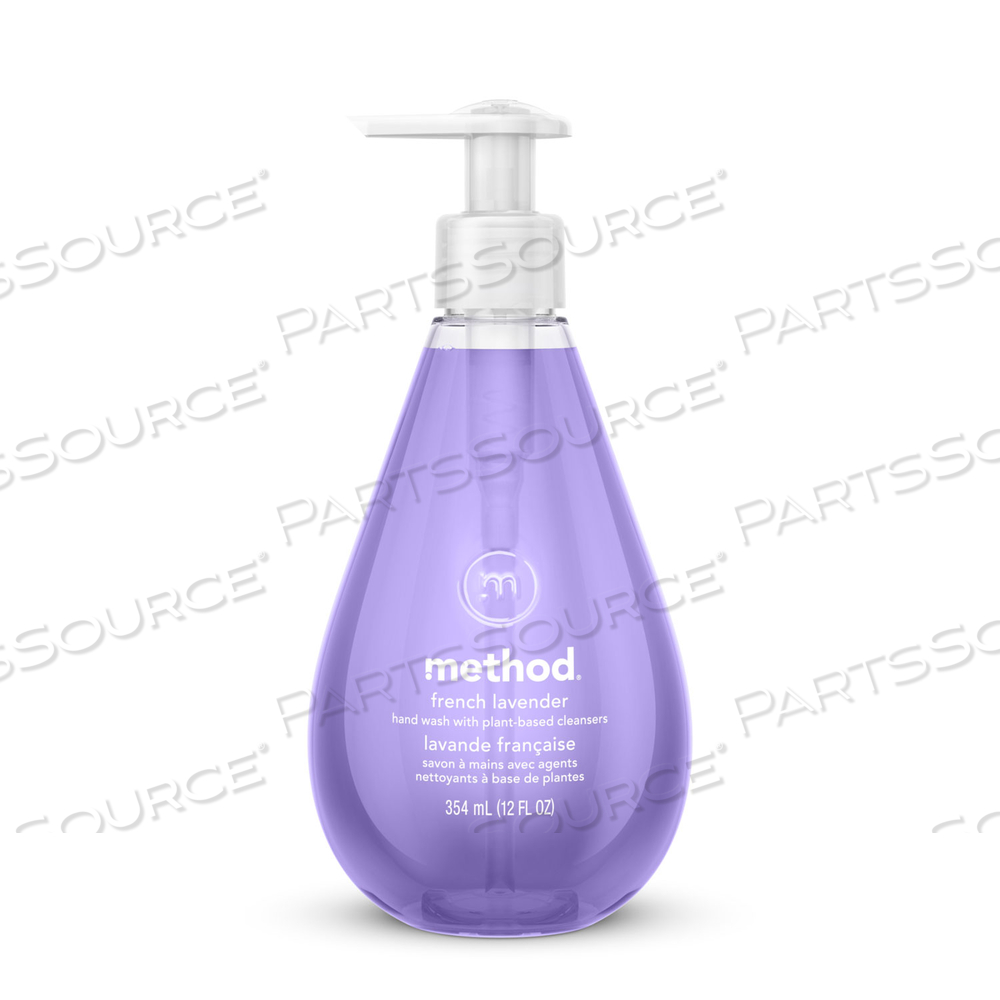 GEL HAND WASH, FRENCH LAVENDER, 12 OZ PUMP BOTTLE by Method GEL HAND WASH, FRENCH LAVENDER, 12 OZ PUMP BOTTLE by Method